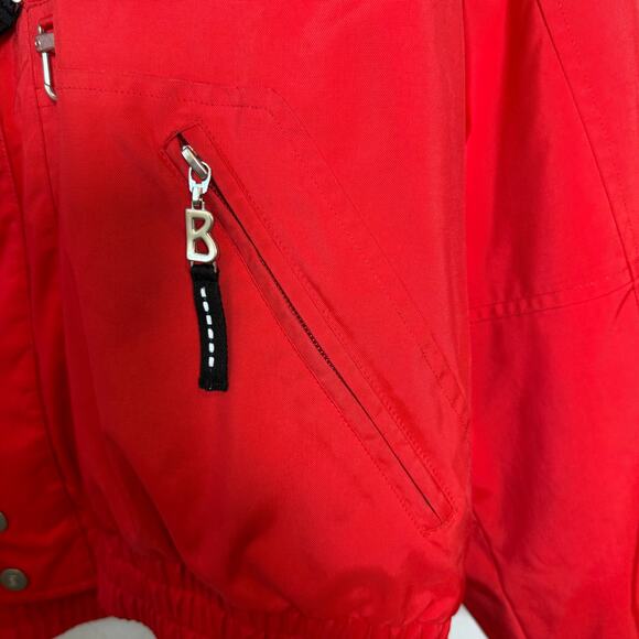Bogner Women's Red Full Zip Ski Snow Jacket Size 44 Euro Size 14 US - Picture 5 of 11